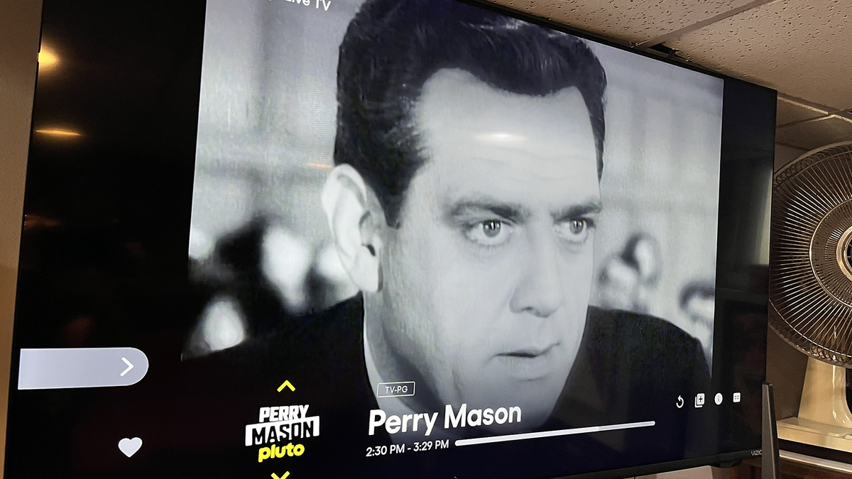 PERRY MASON on the PLUTO channel on my teevee