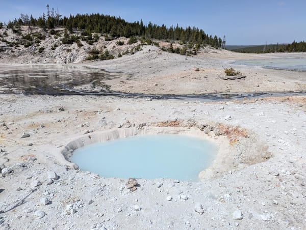 Boom: warm blue pool!